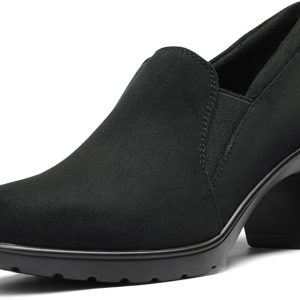 Women's Low Chunky Block Heels Pumps