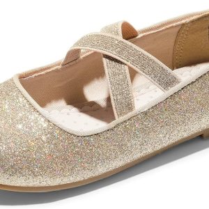Girls Ballerina Dress Shoes Mary Jane Flats