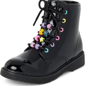 Girl's Lace Up Combat Boots