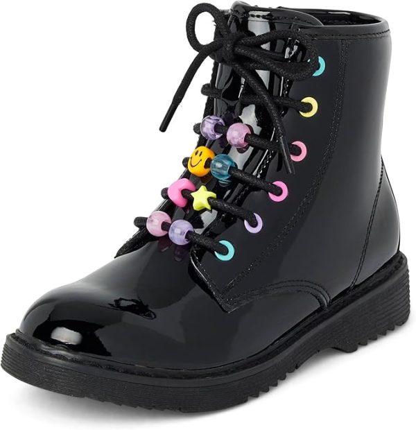 Girl's Lace Up Combat Boots